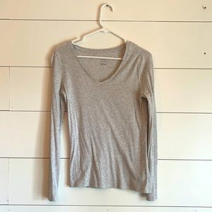 Grey long sleeve shirt